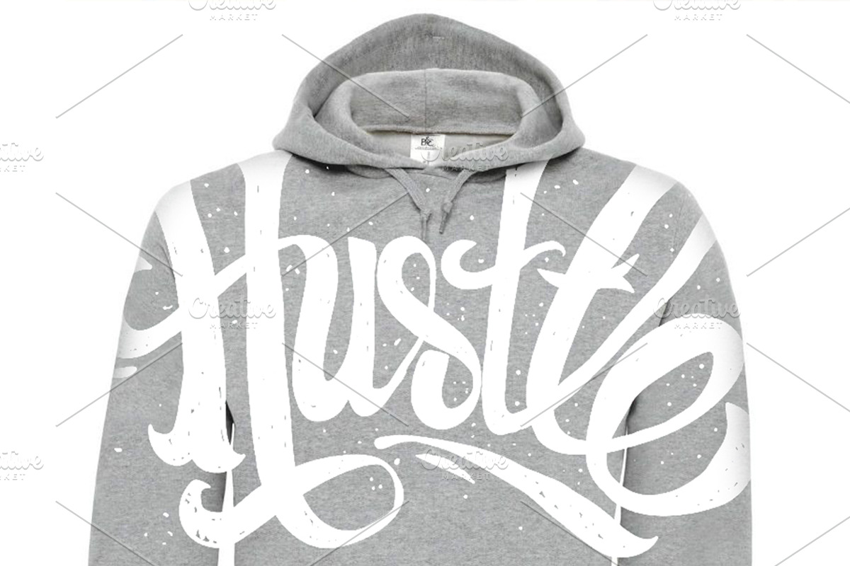 Hustle. Hand Lettering, a Work Illustration by NKTKNS (Photo 3 of 4)