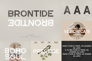 SALE! Rough & Color Font Collection