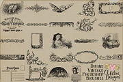 Divine Vintage Photoshop Brushes preview 2