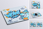 Mousepad Mockup, a Merchandise Mockup by Twins_studio (Thumbnail 2 of 5)