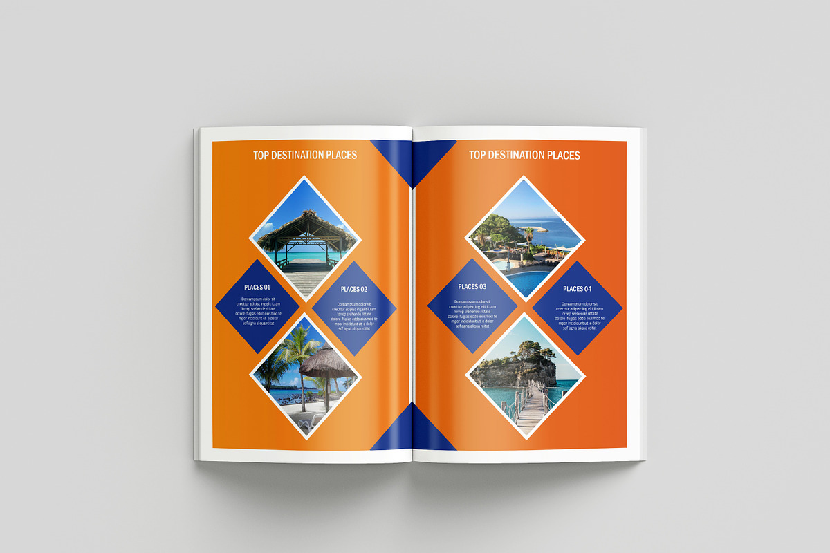 Travel Agency Brochure Template, a Magazine Template by retrographix (Photo 8 of 11)