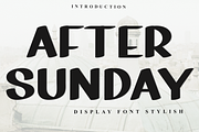 After Sunday, a Script Font by InermediaSTUDIO (Thumbnail 1 of 8)