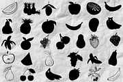 Fruit Silhouette, a Food Illustration by newminddesign (Thumbnail 1 of 3)
