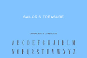 Sailor's Treasure - Font Duo, a Sans Serif Font by Victor Barac (Thumbnail 12 of 14)