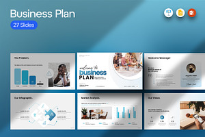 Business plan Presentation Template, a Presentation Template by Creatiya Type