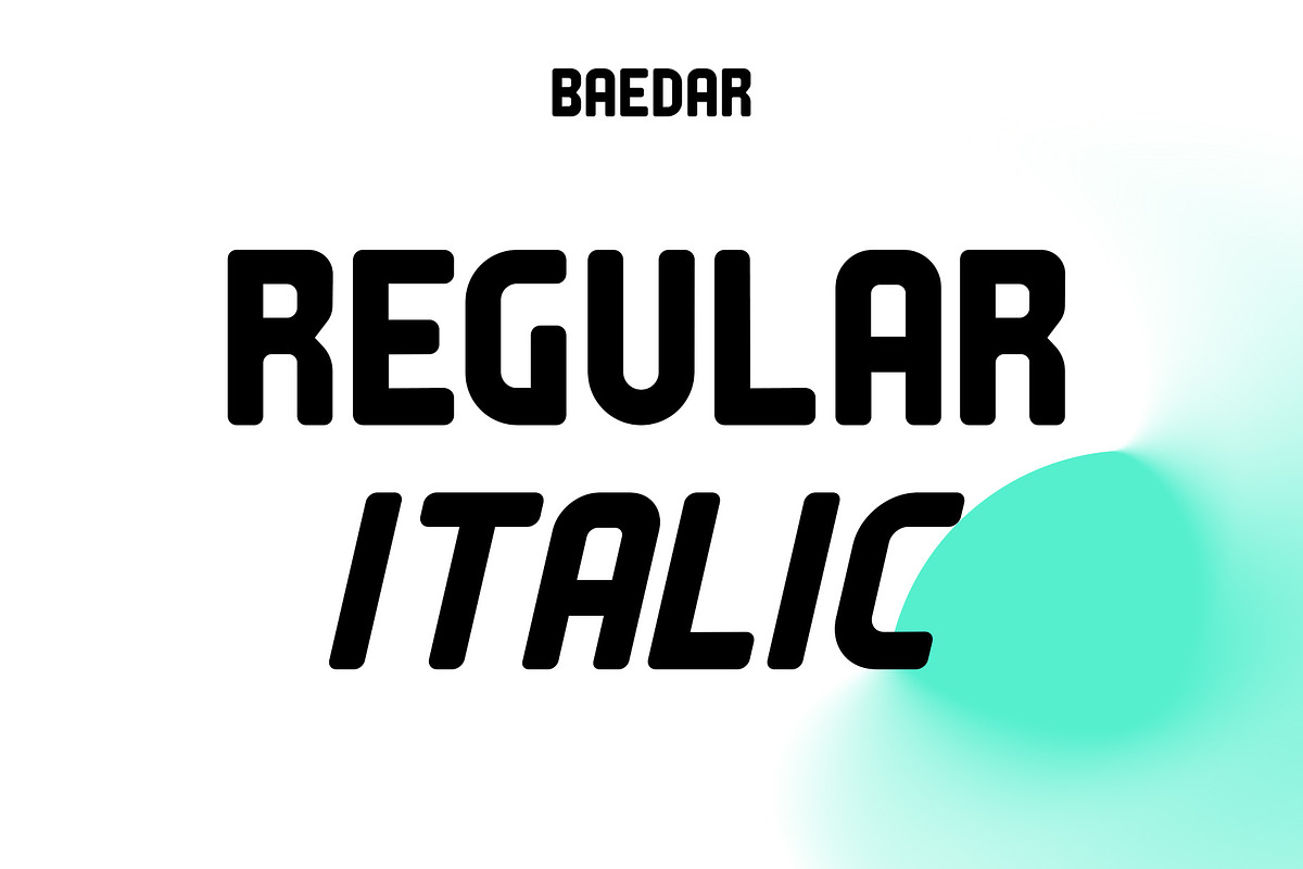 Baedar - Bold Sans Serif, a Sans Serif Font by Craft Supply Co. (Photo 8 of 8)