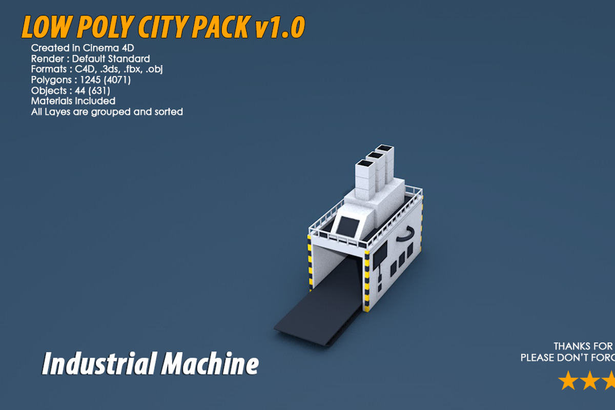 Low Poly City Pack 1, an Architecture 3D Model by multimedia4ds (Photo 28 of 40)