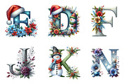 Christmas Alphabet Png Bundle, an Illustration by SinaCreation (Thumbnail 3 of 7)