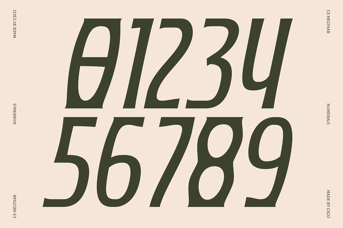 CS Melthar – Classic Display Font, a Sans Serif Font by Craft Supply Co. (Photo 6 of 8)