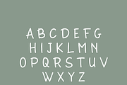 Childhand, a Slab Serif Font by lelevien (Thumbnail 6 of 6)