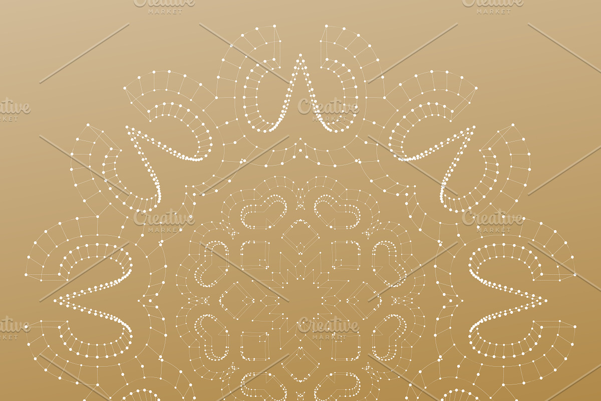 Bundle of 7 golden backgrounds, a Decorative Illustration by VectorShop (Photo 3 of 7)