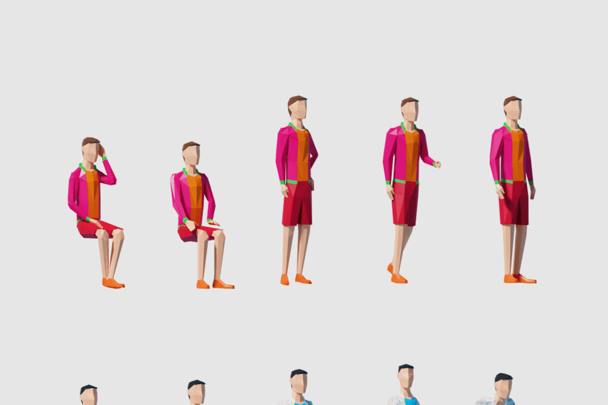 Spring People, a Characters & Person 3D Model by Studio Ochi (Photo 7 of 12)