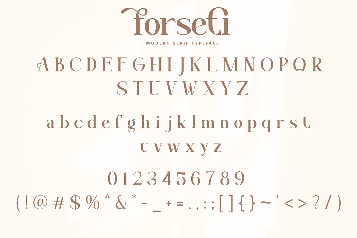 Forseti - Modern Serif Font, a Serif Font by Flawless And Co (Photo 10 of 12)