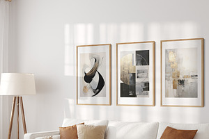 Abstract Modern Prints Wall Art Set