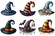 Halloween Witch Hat Sublimation Clip, an Icon by DreamArtGraphic (Thumbnail 3 of 5)