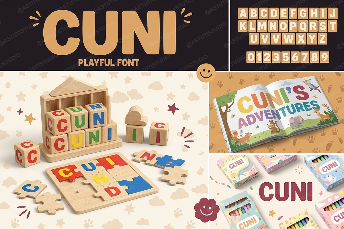 Cuni - Elegant Modern Serif Typeface, a Serif Font by Astuti Studio (Photo 10 of 25)