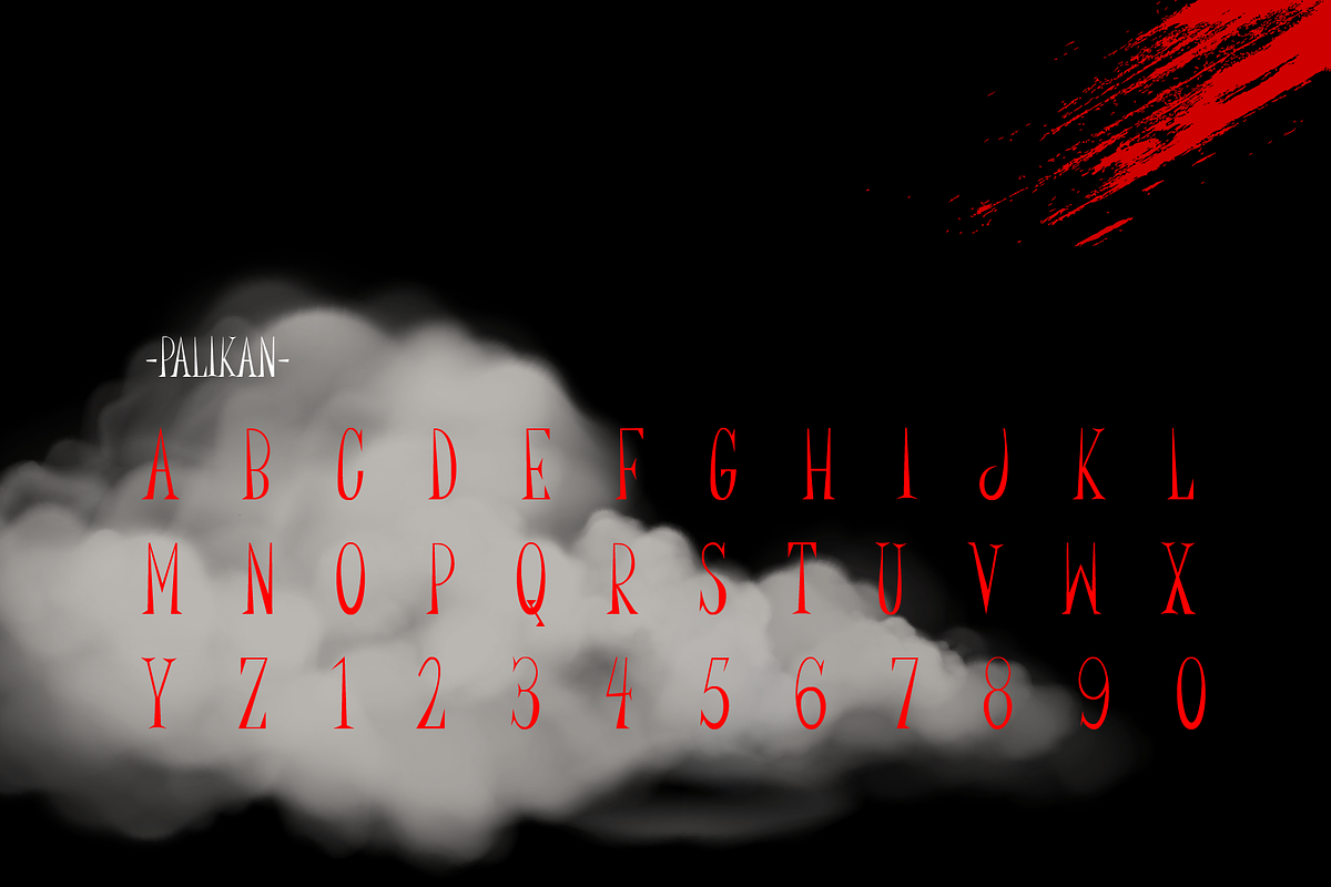 Palikan - Horror Display, a Serif Font by HipFonts (Photo 3 of 7)