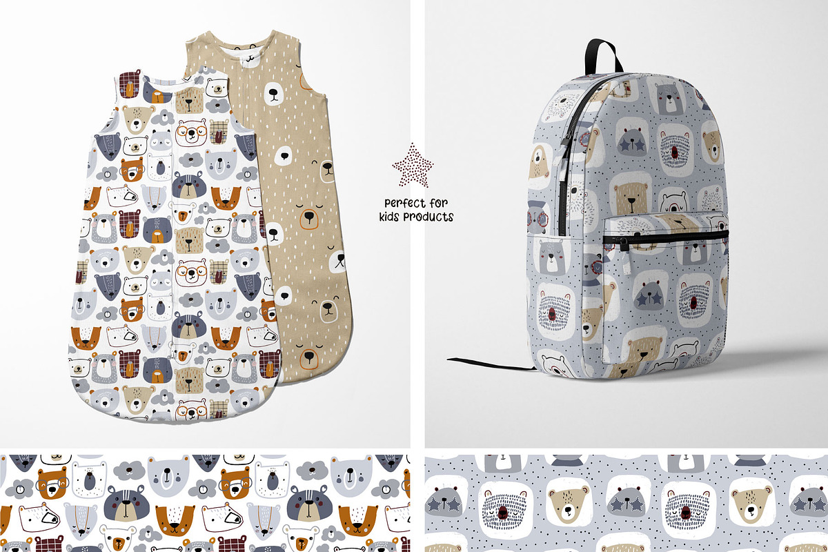 Oh my Bear! graphic collection, a Pattern Graphic by solmariart (Photo 9 of 15)