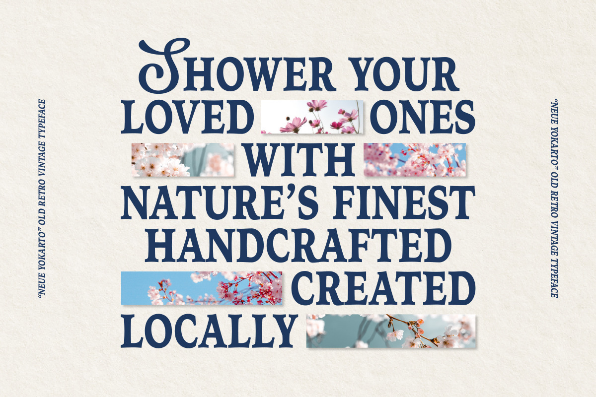 Neue Yokarto - Vintage Pair Font, a Slab Serif Font by Kereatype (Photo 2 of 11)