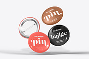 Pin Badge Mock-up, a Merchandise Mockup by Yogurt86 (Thumbnail 11 of 16)