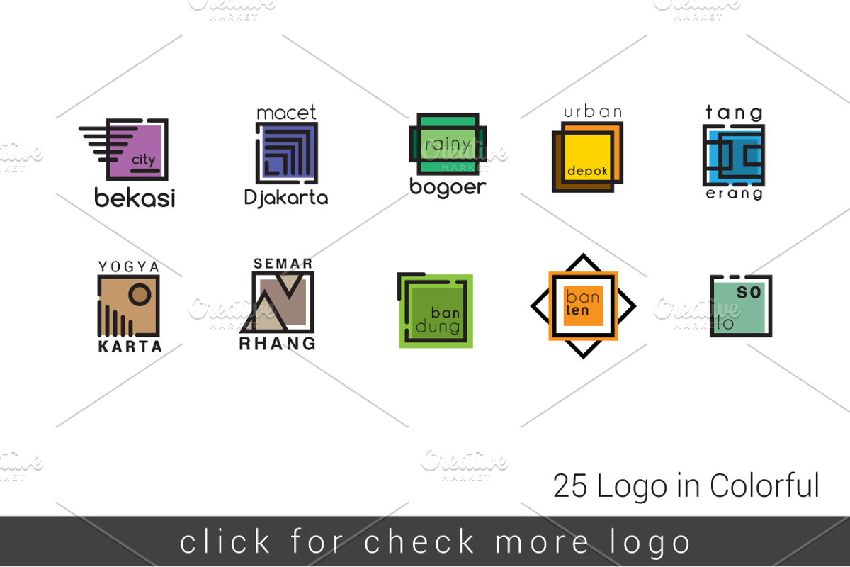 Minimal Square Logo - Hipster Line, a Branding & Logo Template by Sahade Studio (Photo 6 of 17)