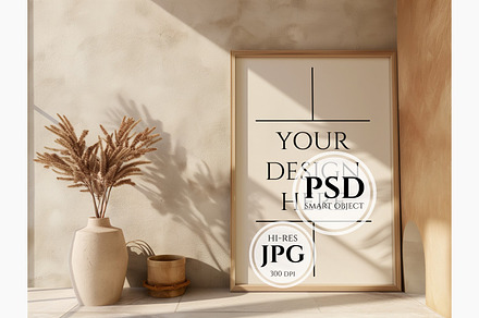 Frame Mockup, Wall Art Frame Mockup
