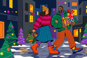 Festive Holiday, a Seasonal Illustration by StockVerse Creative (Thumbnail 4 of 4)