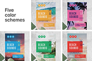 Beach Sounds Poster Template, a Flyer Template by Danil Polshin (Thumbnail 6 of 9)