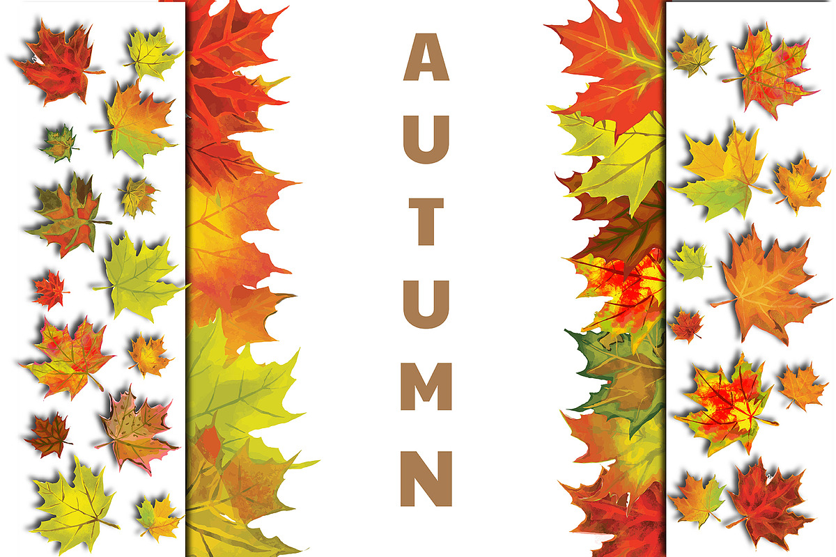 Autumn Leaf Illustrator Brushes Set