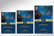 Church Anniversary Banquet Flyer, a Flyer Template by Four C Graphic (Thumbnail 2 of 10)