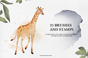 Watercolor brushes for Procreate, a Brush Add-On by Spark Studio Brushes (Thumbnail 5 of 11)