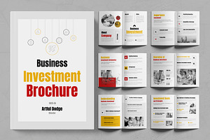 Business Investment Brochure Layout, a Brochure Template by ContestDesign