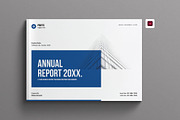 Annual Report Template Landscape, a Brochure Template by Work-Envance (Thumbnail 1 of 8)