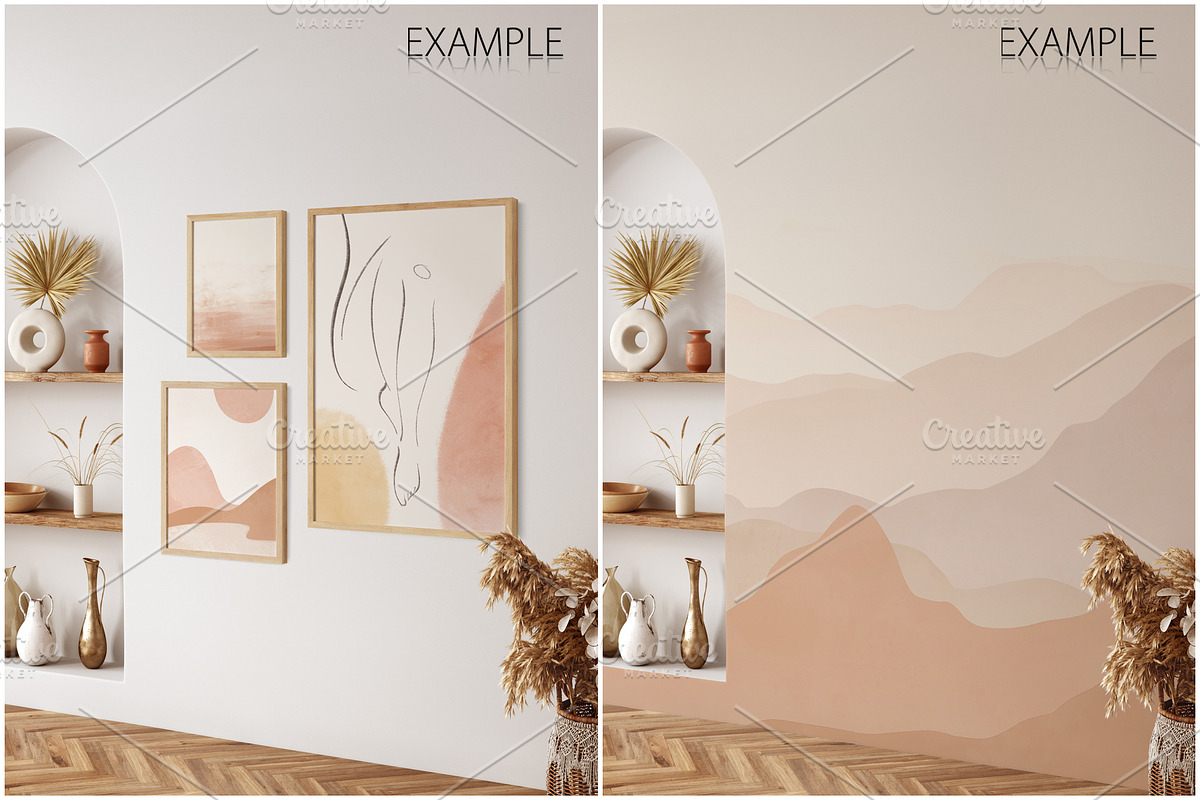 Frame & Wall Mockup Bundle - 7, a Print Template by Yuri-U (Photo 15 of 27)