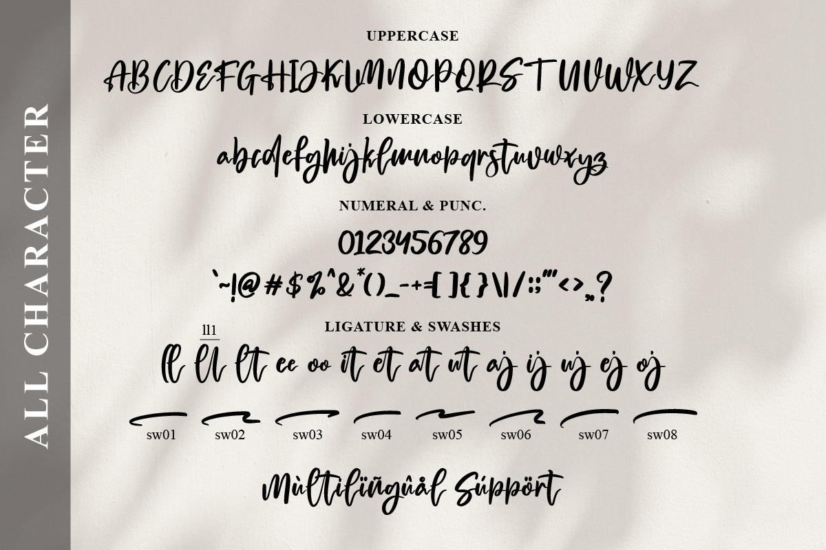 Nighttree Handwritten Script Font, a Script Font by Ronny Studio (Photo 9 of 10)