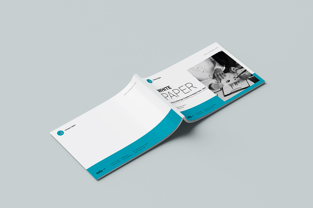 White Paper Template Landscape, a Brochure Template by Design-Art (Photo 9 of 9)