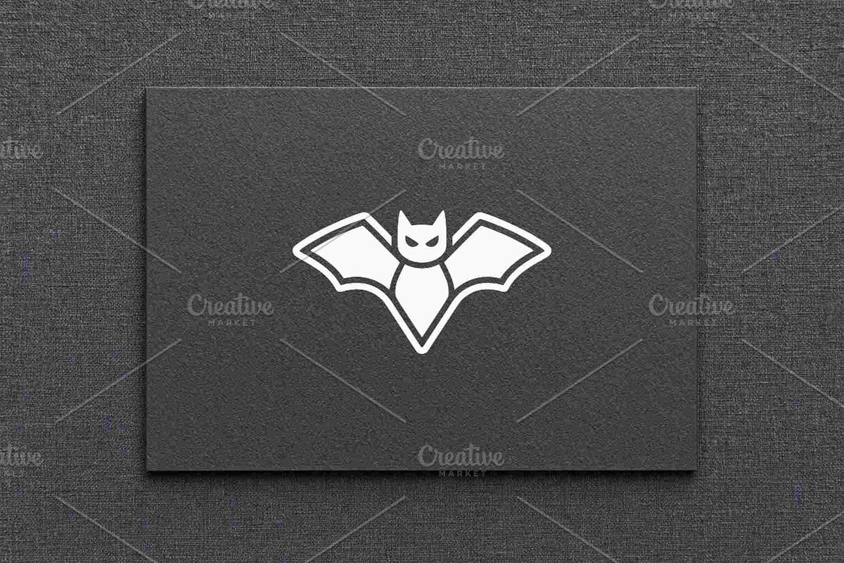 Halloween Bat Silhouette Vector, an Animal Illustration by Vectorium Studio (Photo 4 of 4)