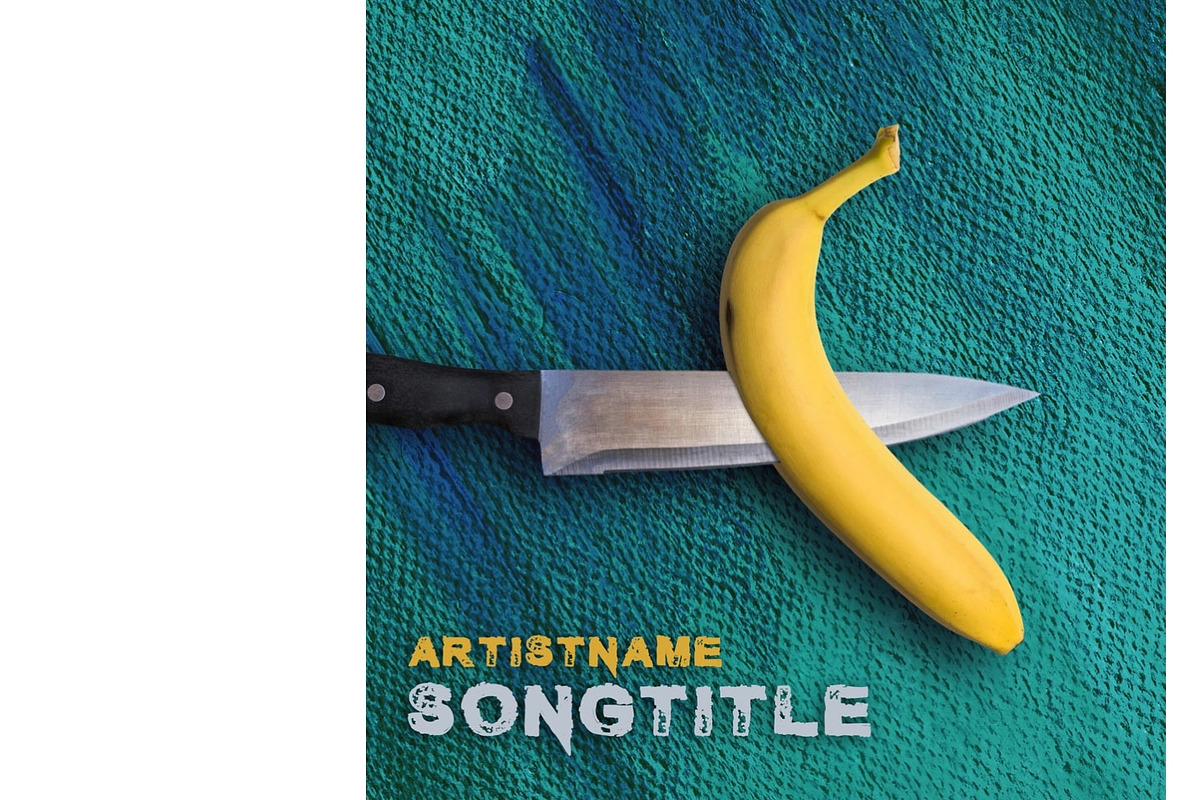 Song Album Cover Template Knife #016, a Templates & Theme by Cover Album Template