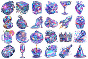 New Year Clipart, an Illustration by Daily.Designs (Thumbnail 5 of 5)