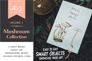 Mushroom Mockup 7 - Vol. 1