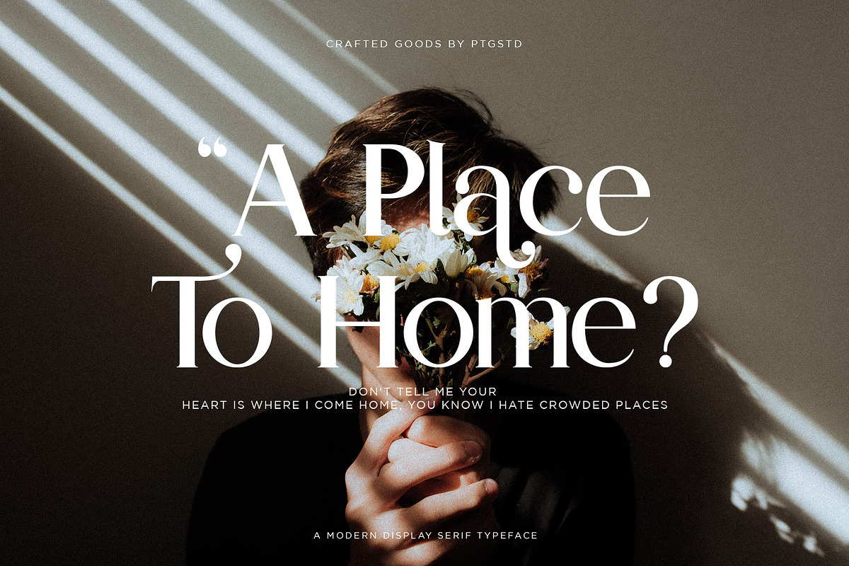 Partake | Modern Serif, a Serif Font by Pentagonistudio (Photo 3 of 10)