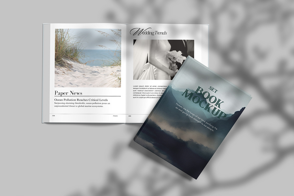 Hardcover Book Mockup, a Books & Magazine Mockup by lamorastudio (Photo 9 of 9)