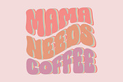 Retro Mom Sublimation Design, a Work Illustration by CreationArt (Thumbnail 6 of 13)