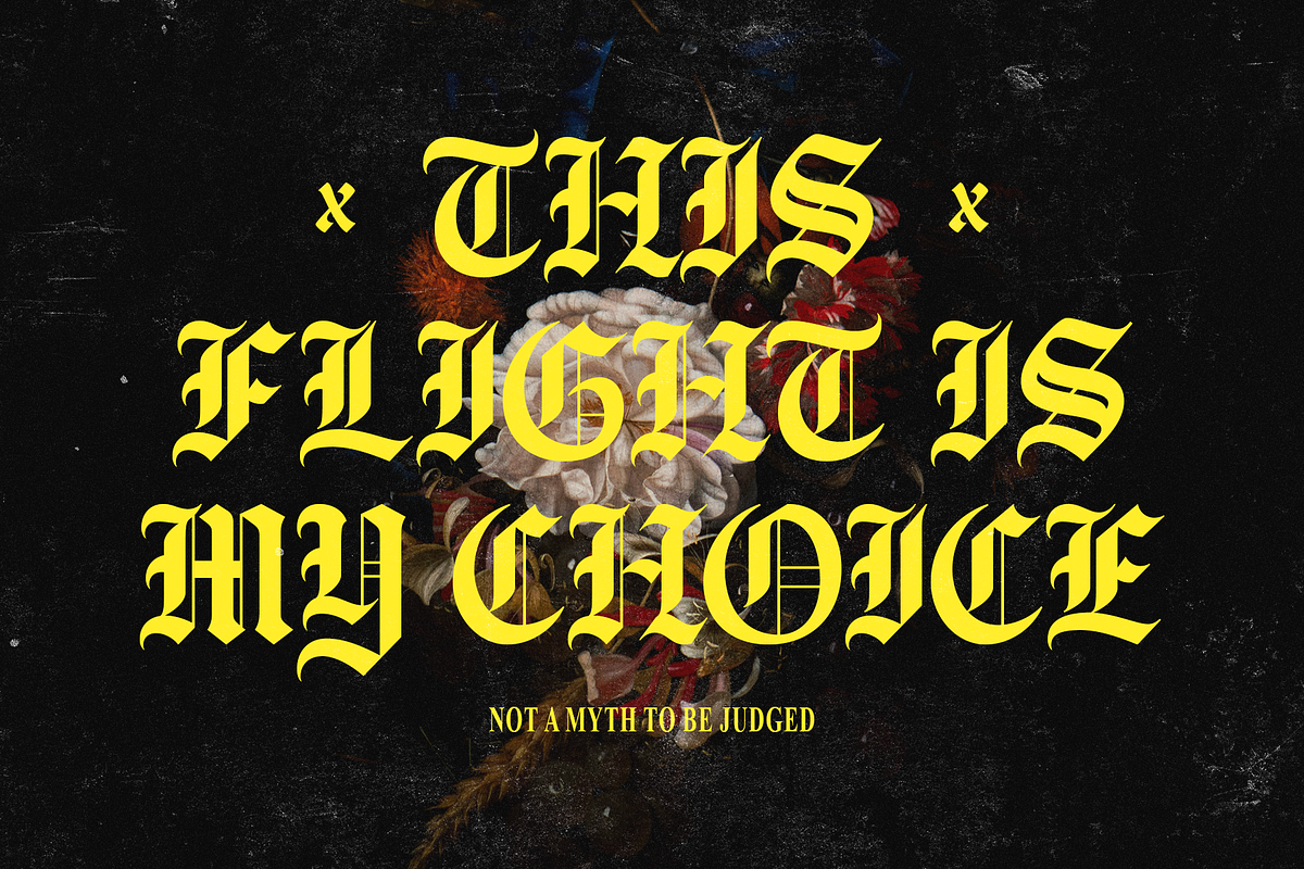 Cathdra - Gothic Blackletter Font, a Blackletter Font by Indotype Foundry (Photo 9 of 10)