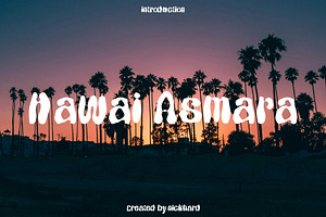 Hawai Asmara Font