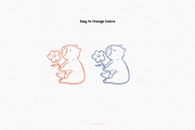 Hand Drawn Capybara Clipart Set, an Animal Illustration by Victoruler (Thumbnail 4 of 4)