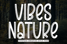 Vibes Nature | Script Font