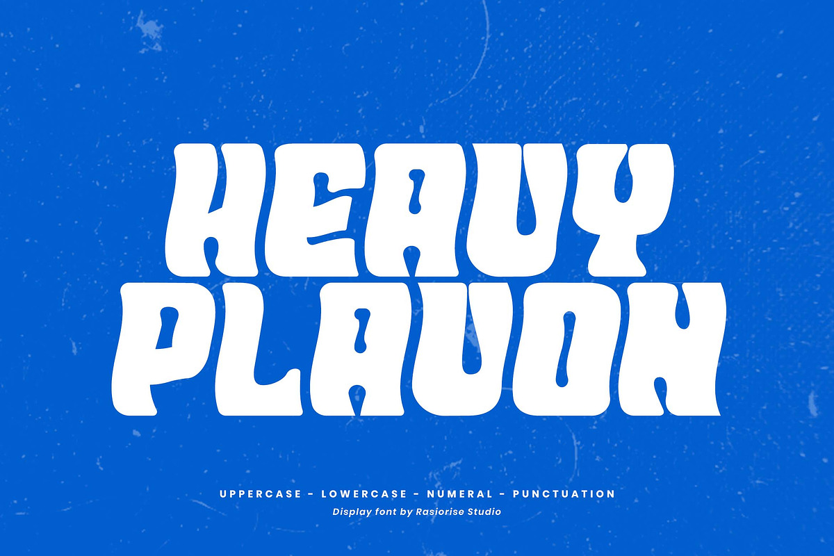 Heavy Plavon Font, a Sans Serif Font by Rasiorise Studio (Photo 1 of 12)