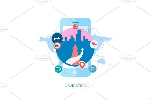 Icons For Online Navigation.