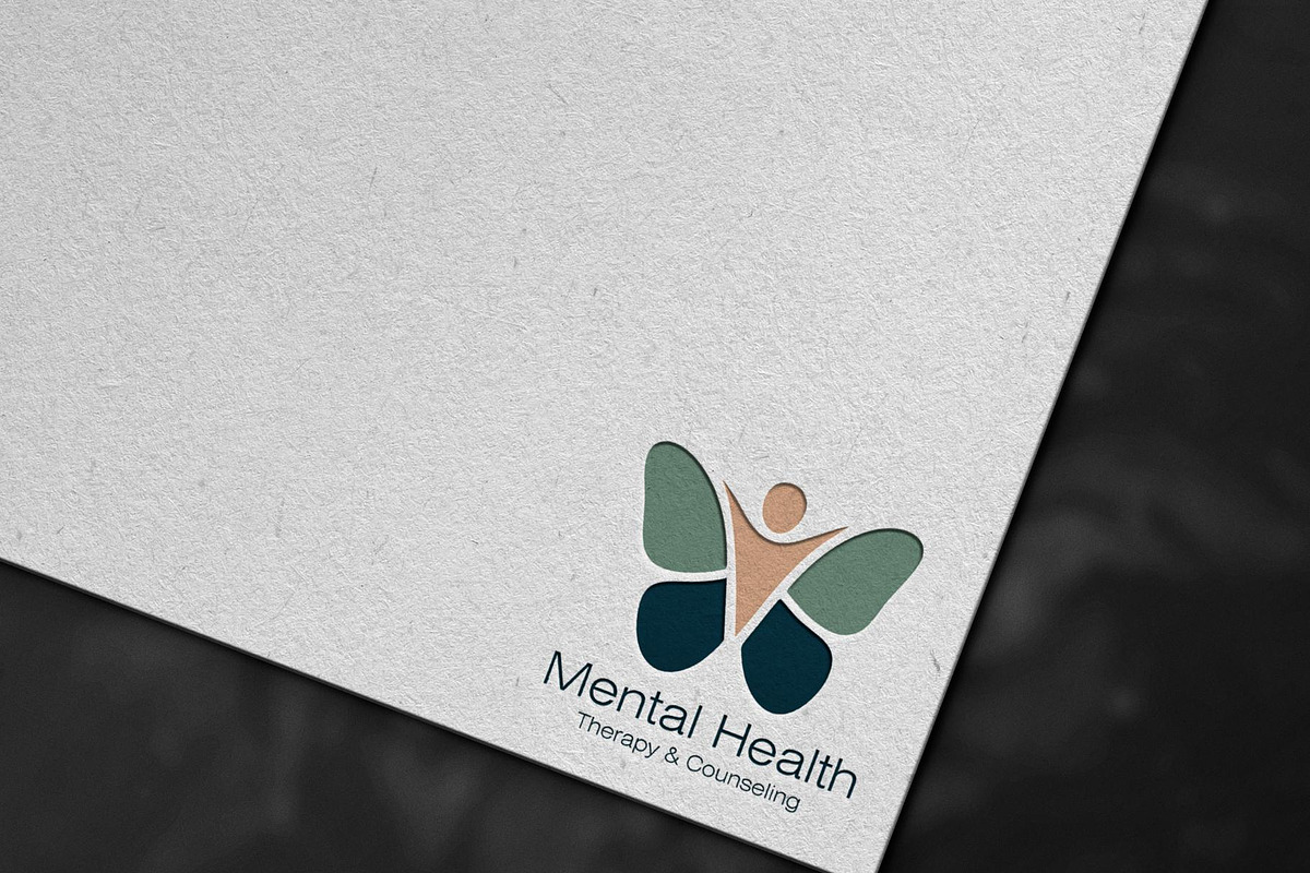 Mental Health Logo Design, a Branding & Logo Template by YUDesignStore (Photo 8 of 9)